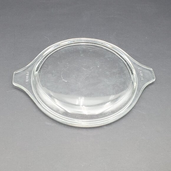 Pyrex Horizon Blue 1.5 Pt Covered Casserole 472 Turquoise on White Baking Dish - Picture 12 of 12